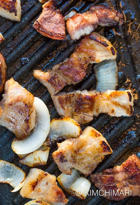 Samgyeopsal (Grilled Korean Pork Belly) Recipe + Tips.
